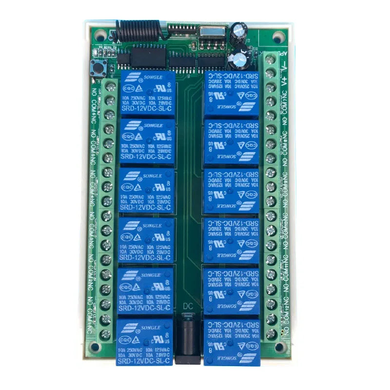 3000m DC 12V 24V 12CH Radio Controller RF Wireless Remote Control Overhead travelling crane System Receiver+Transmitter
