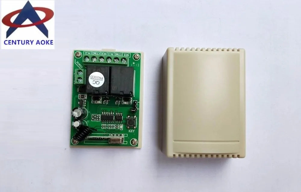 DC 12 V Wireless Motor Remote Switch Controller Forwards Reverse Up Down Stop Wall Transmitter Manual Button Limit Switch