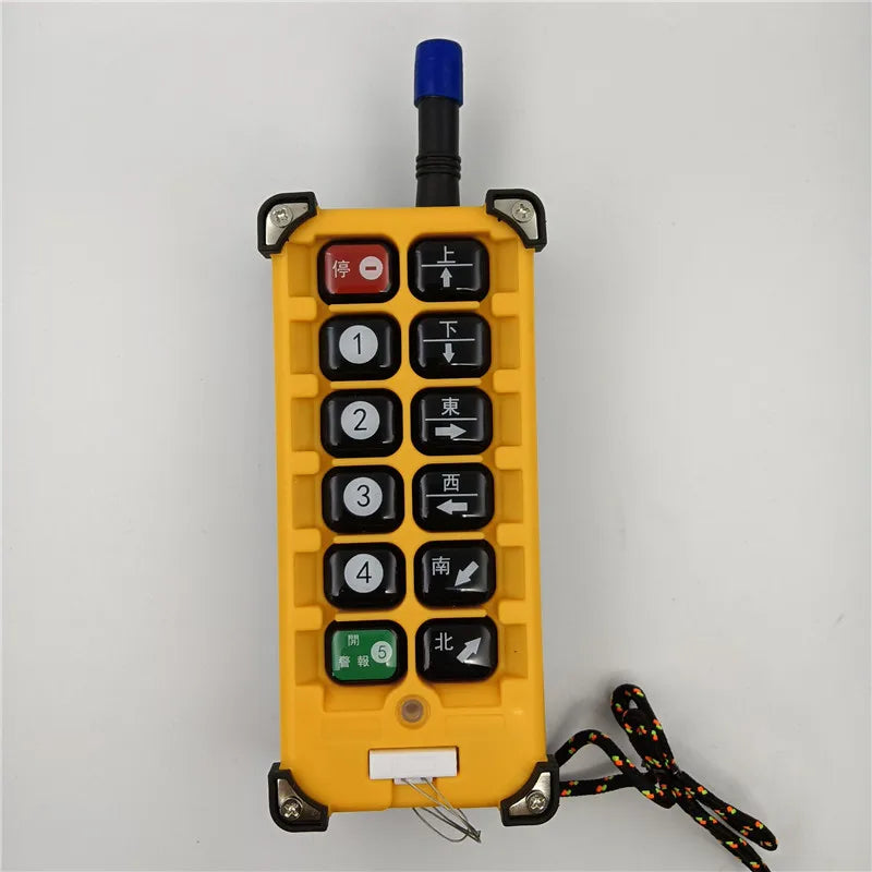 3000m DC 12V 24V 12CH Radio Controller RF Wireless Remote Control Overhead travelling crane System Receiver+Transmitter